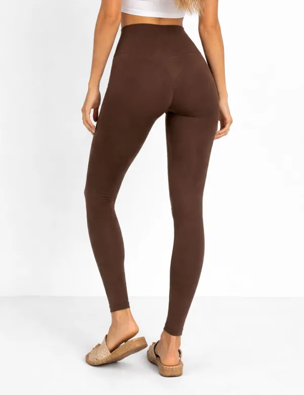 Seamless Elastic Waist Solid Color Yoga Pants