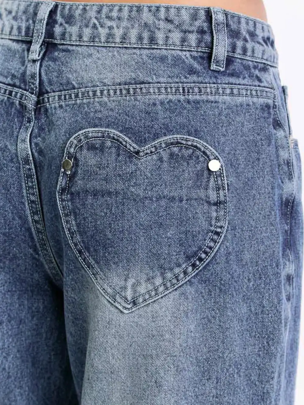 Versatile Wide Leg Denim Jeans