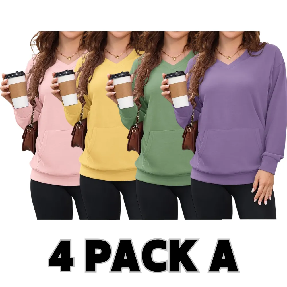 Women's Hoodless V-neck