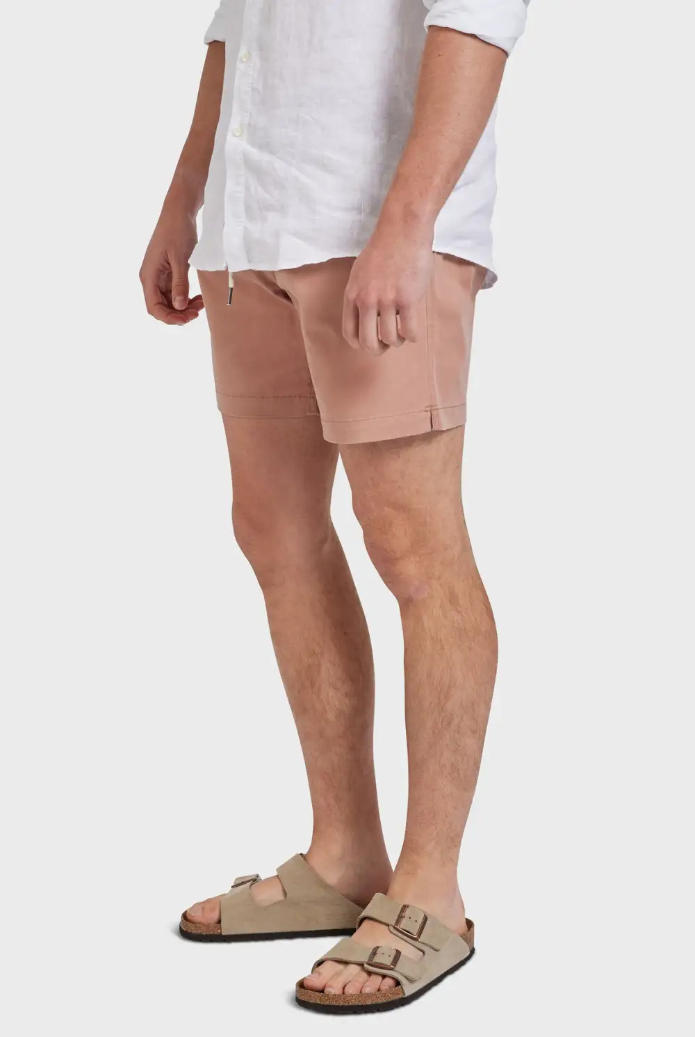 Dove Grey Twill Short