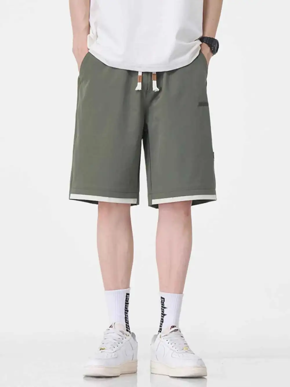 Drawstring Loose Fit Shorts