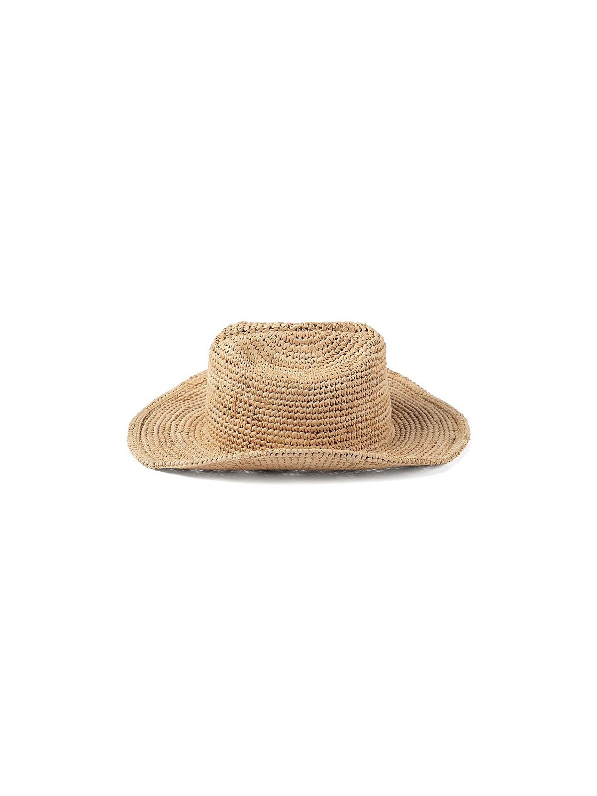 Cowboy-Style Woven Straw Hat