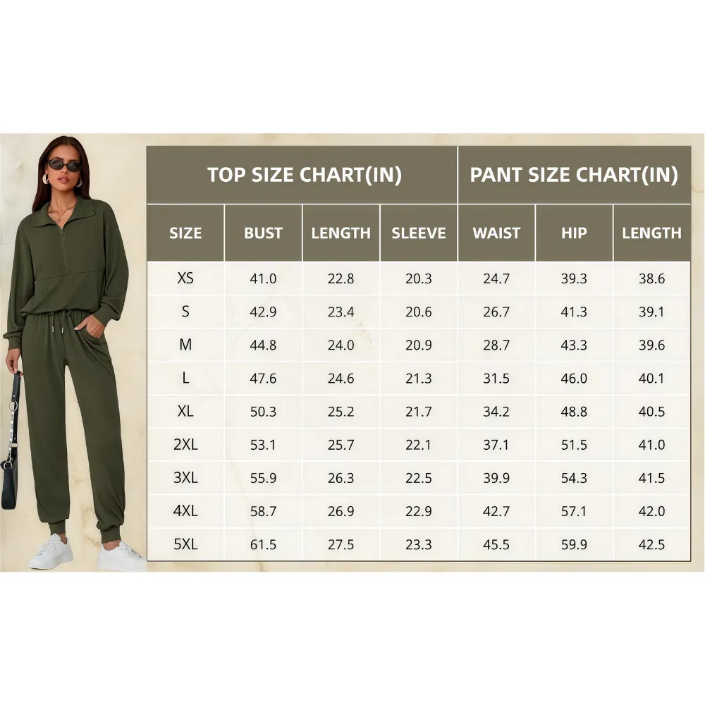 Women's 2-Piece Sweatpants Set Long Sleeve