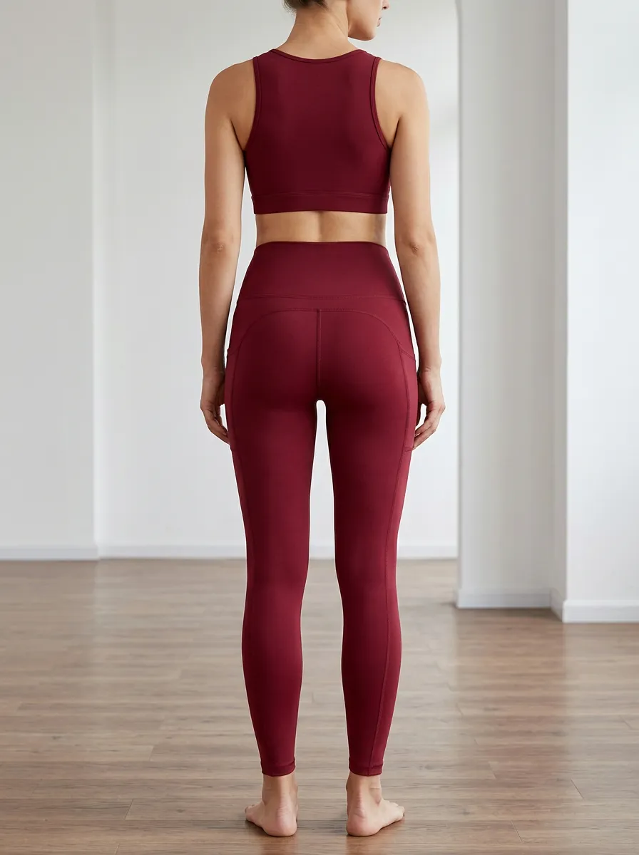 Women's Fitness High-Waisted Pocket Yoga Pants