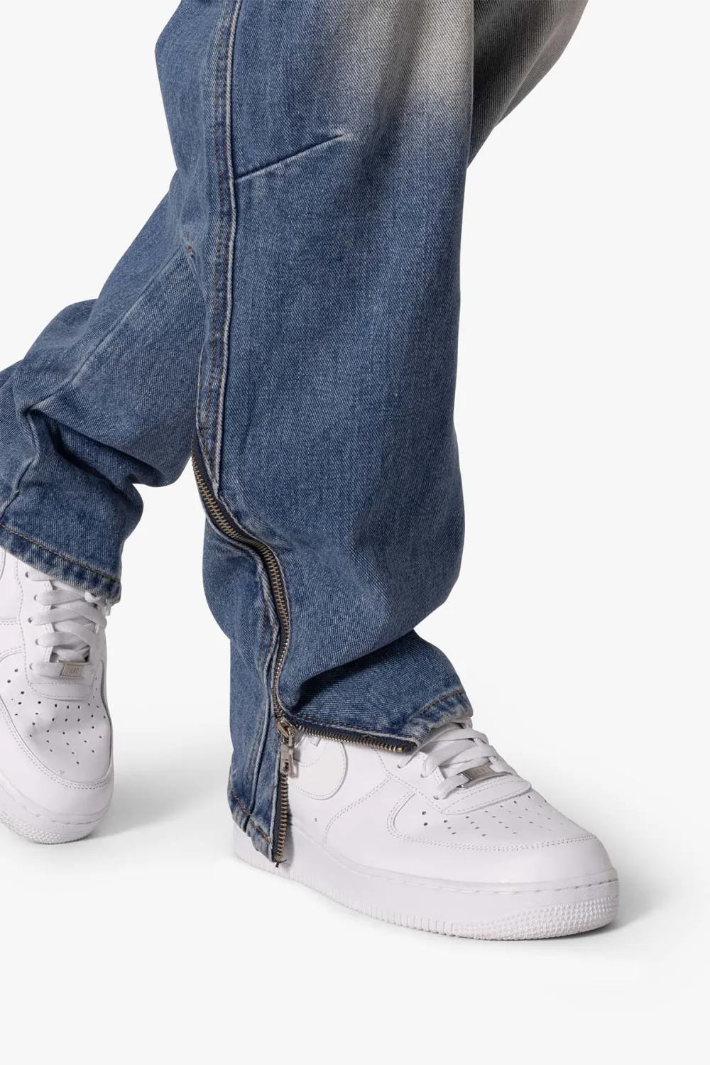 Baggy Zipper Jeans