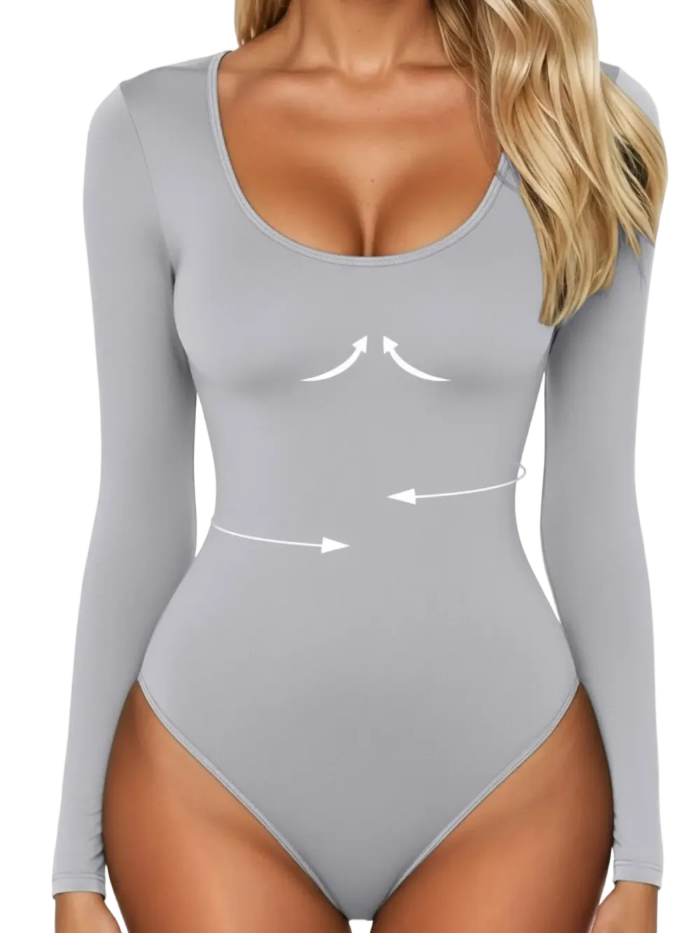 Women’s Ribbed Tummy Control Bodysuit