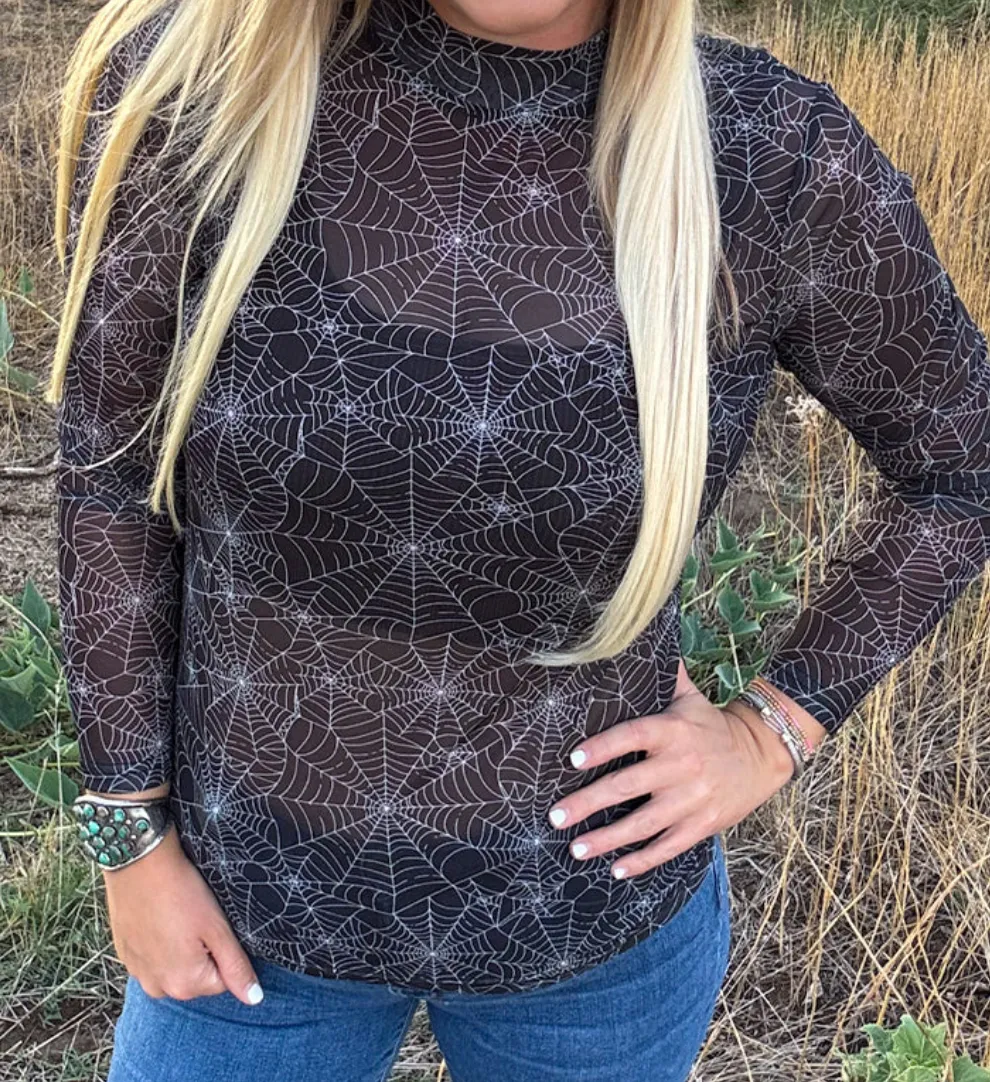 Spider Web Mesh Top
