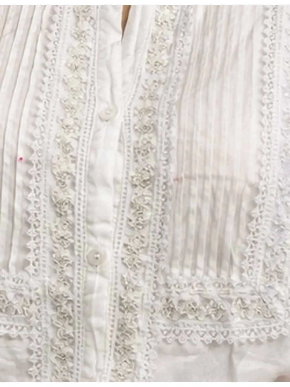Boho Lace Embroidery Long Sleeves Blouse