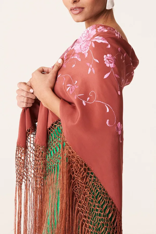 Flower Patterns Shawl