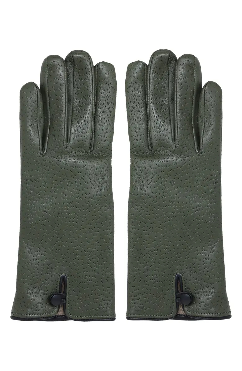 Cashmere Lined Leather Gloves