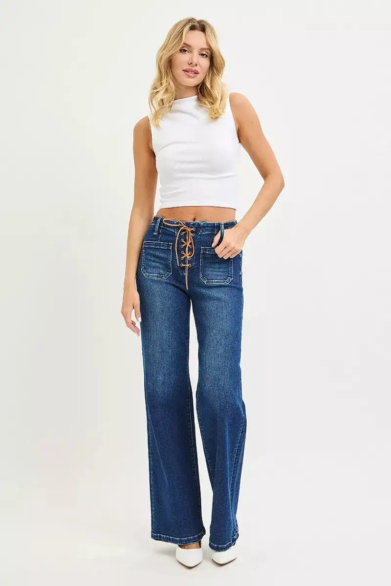 Pocket Minimal Denim Jeans