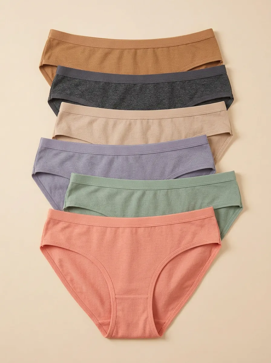 Women's Classic Everyday Mid-Rise Briefs 6-Pack
