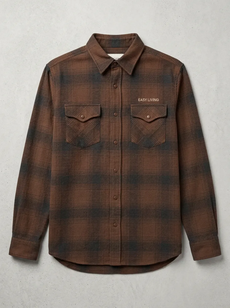 Heritage Plaid Long-Sleeve Men's Long-Sleeve Shirt