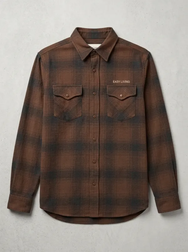 Heritage Plaid Long-Sleeve Men's Long-Sleeve Shirt