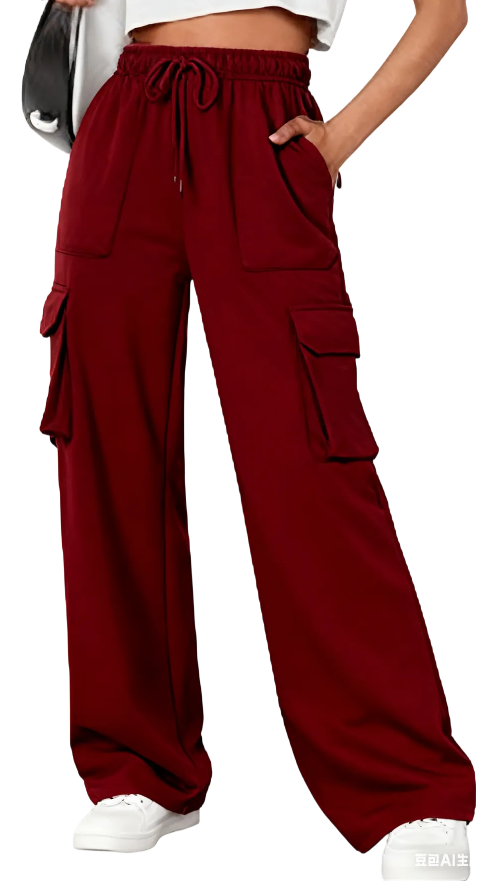Womens Sweatpants Wide Leg