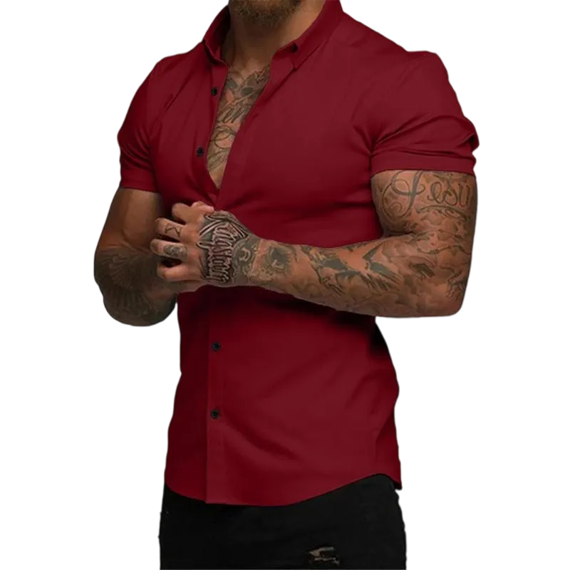 10PACK-Mens Casual Button Down Shirt