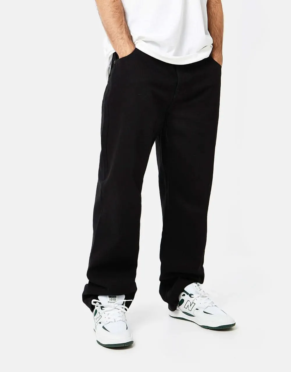 Rinsed Relaxed Five Pocket Denim Jeans