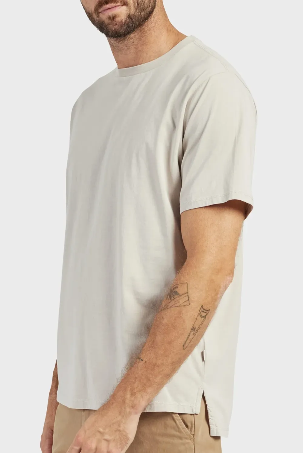 Short Sleeve Crew Neck Basic Tee
