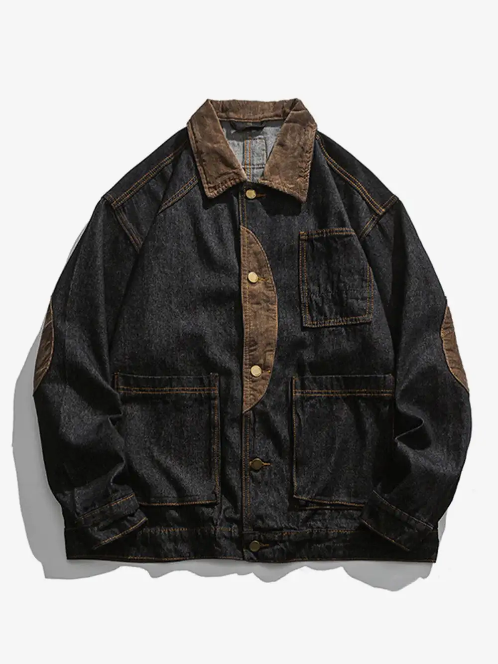 Men's Denim Corduroy Casual Jacket