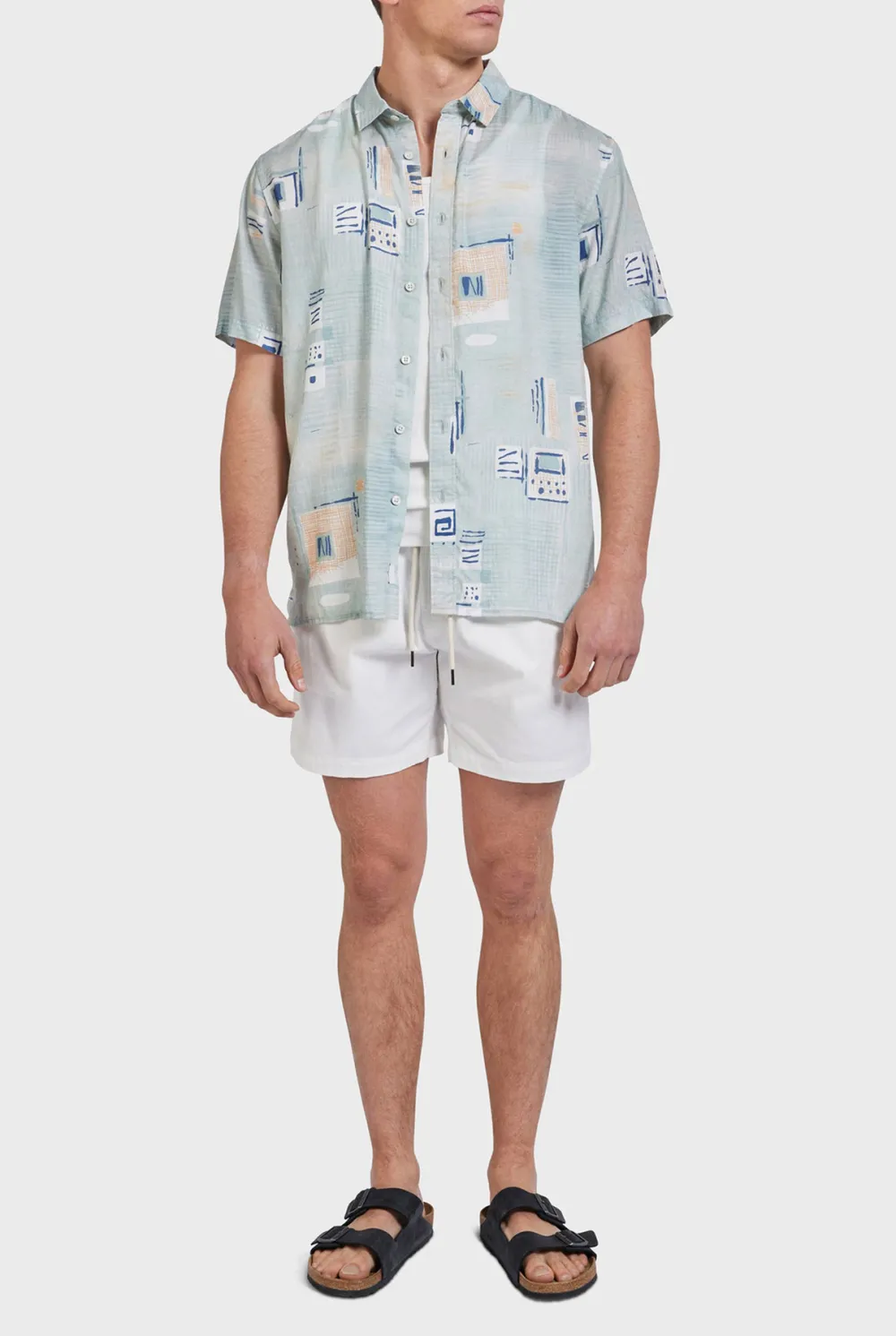 Multicolor Printed Short Sleeve