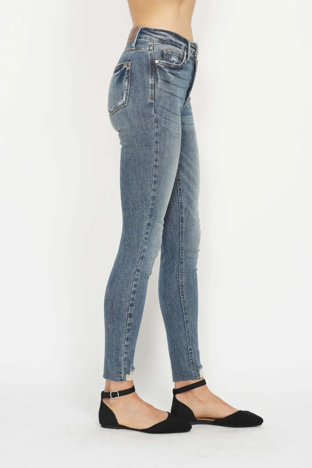 Sharp Skinny Denim Jeans