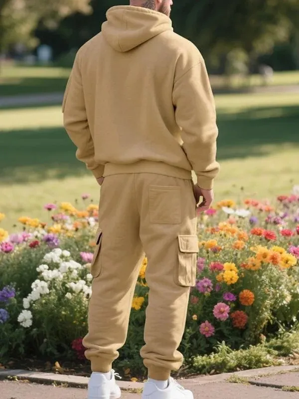 Men's Multi-Functional Hoodie and Trousers Set