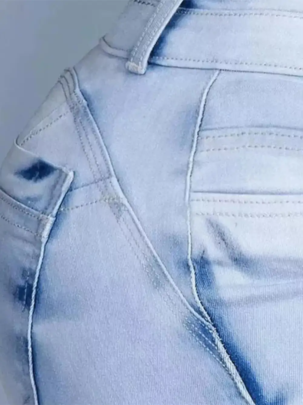 Modern High Waist Flare Leg Denim Jeans