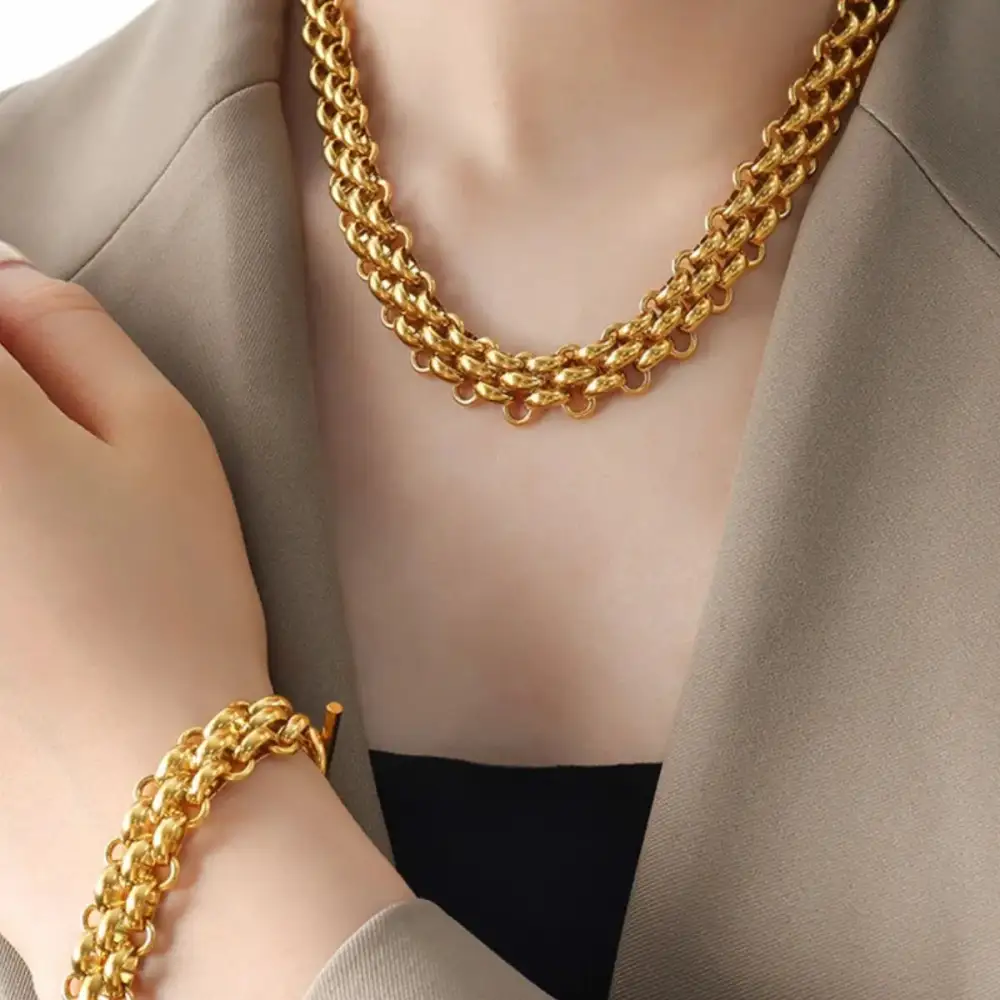 Chain Link Jewelry Set