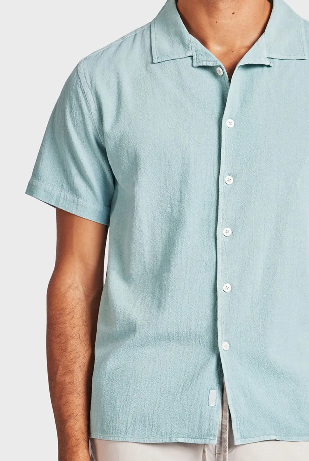 Jed Short Sleeve Shirt-Light dutch blue