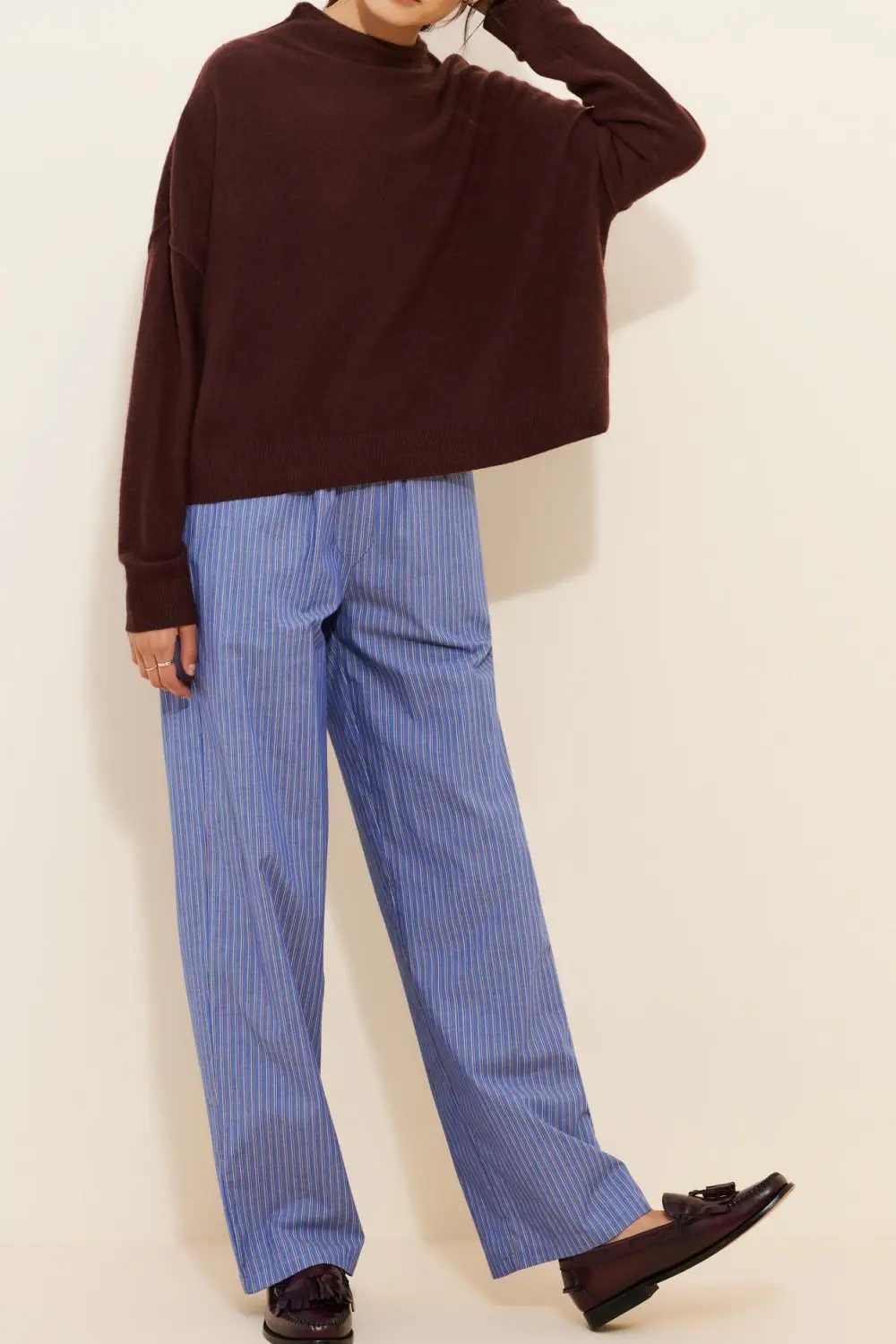 Cashmere Mock Neck Sweater
