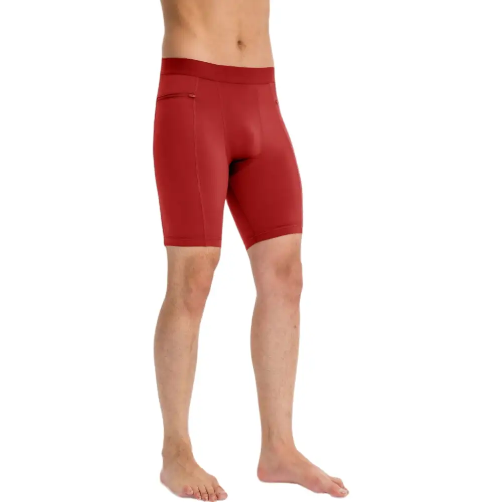 Compression Side-Pocket Stretch Men's Biker Shorts