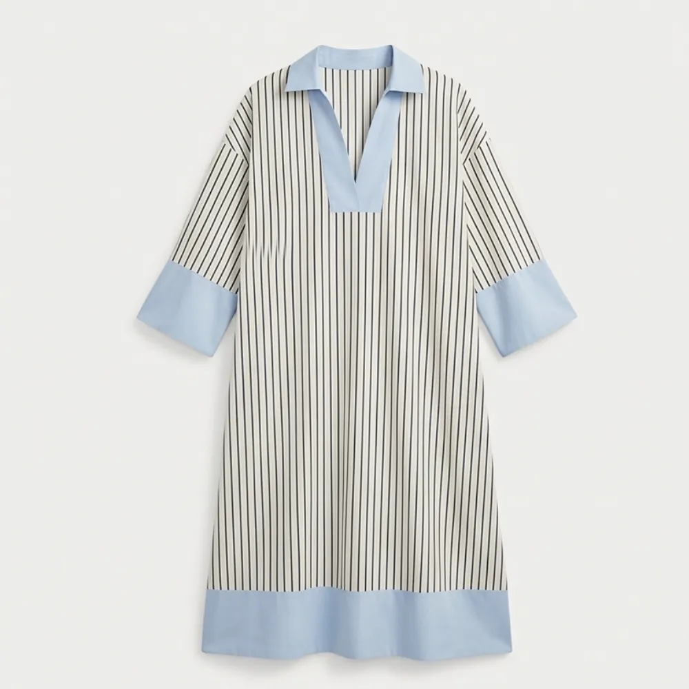 Striped Lightweight Midi Dress