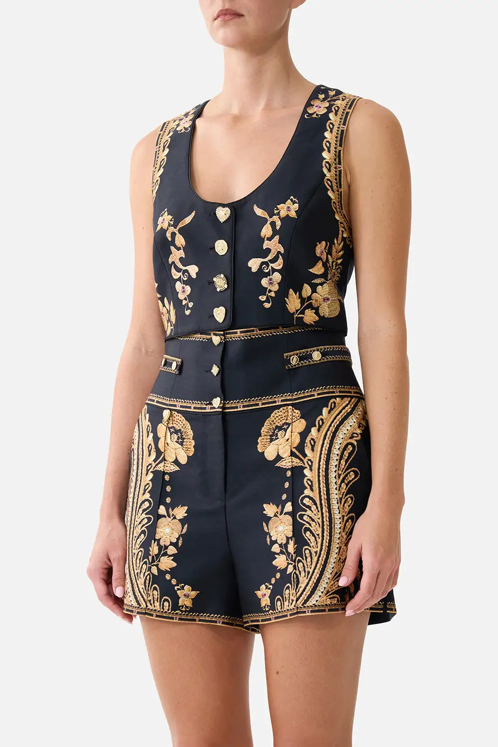 Round Neck Waistcoat