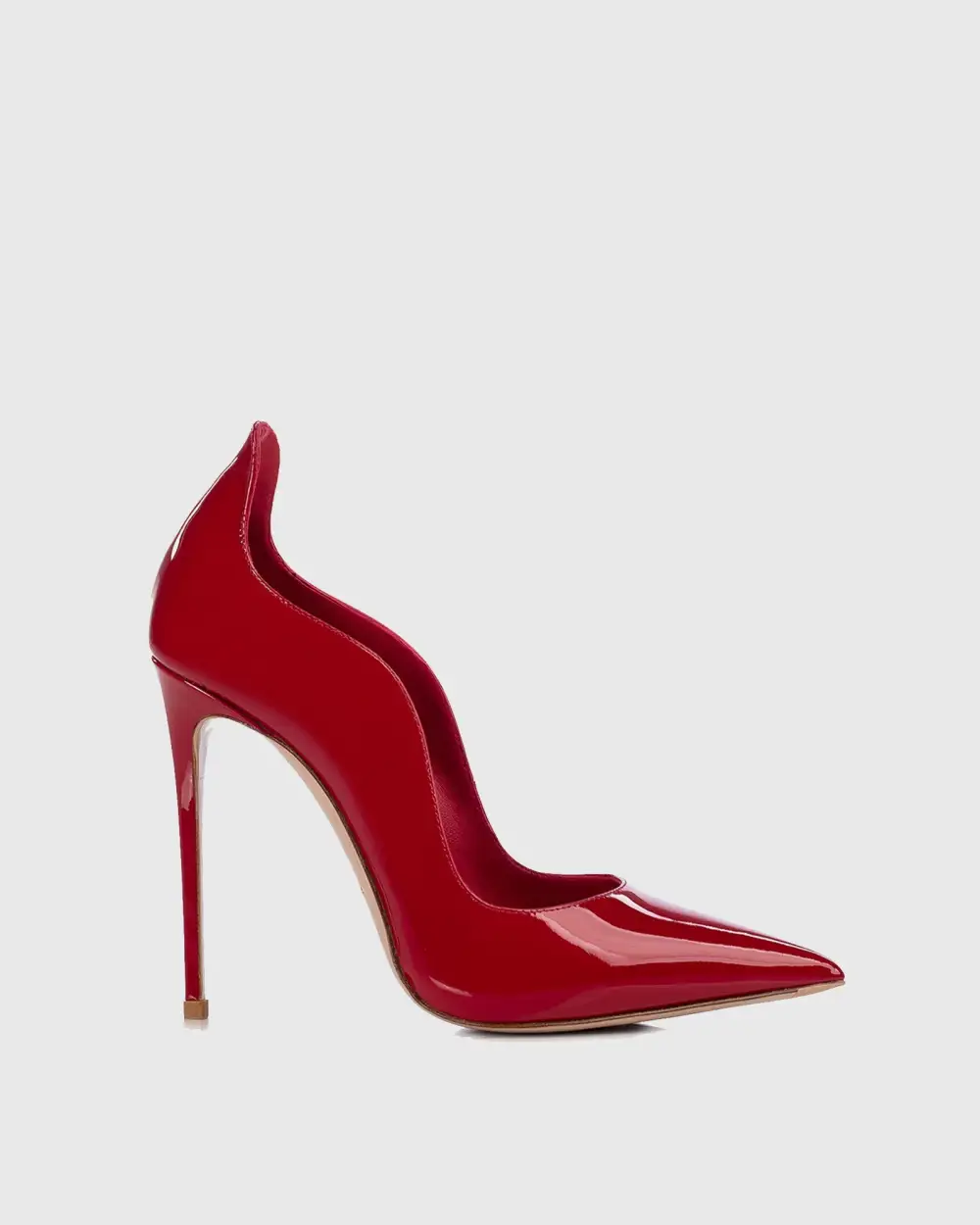 Patent Leather Pumps in Red