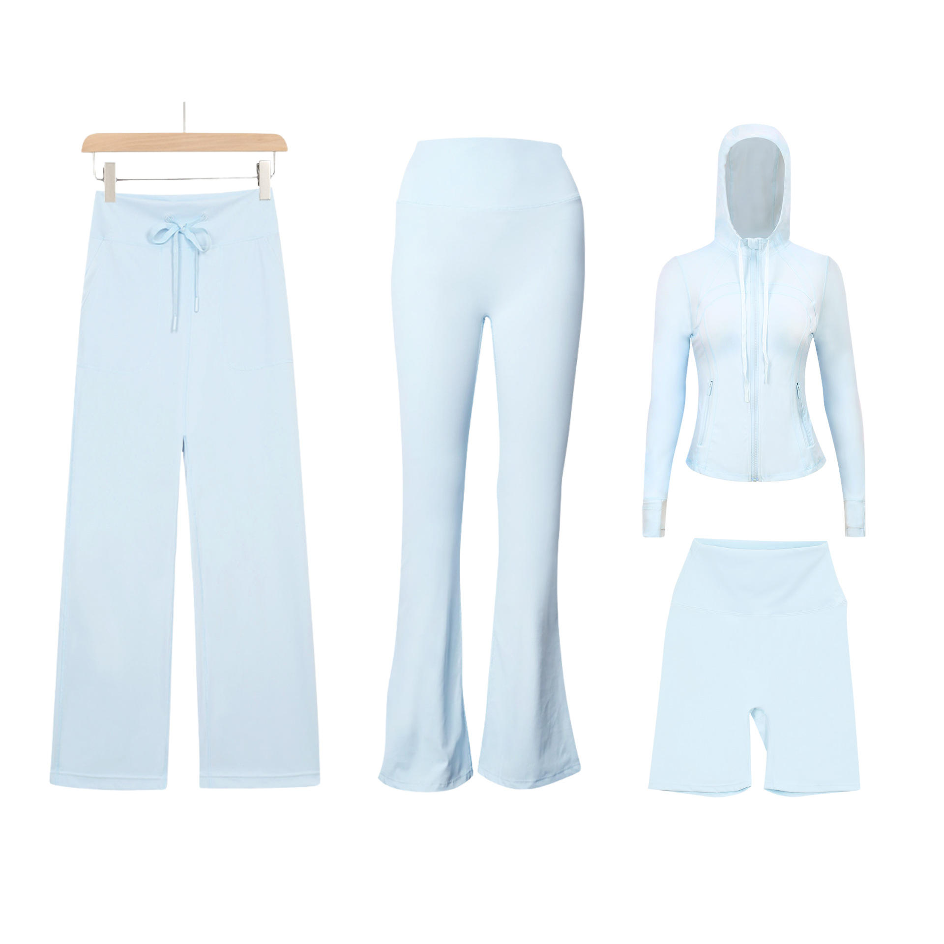 Ladies Slim Stretch Suit Five-Piece Set