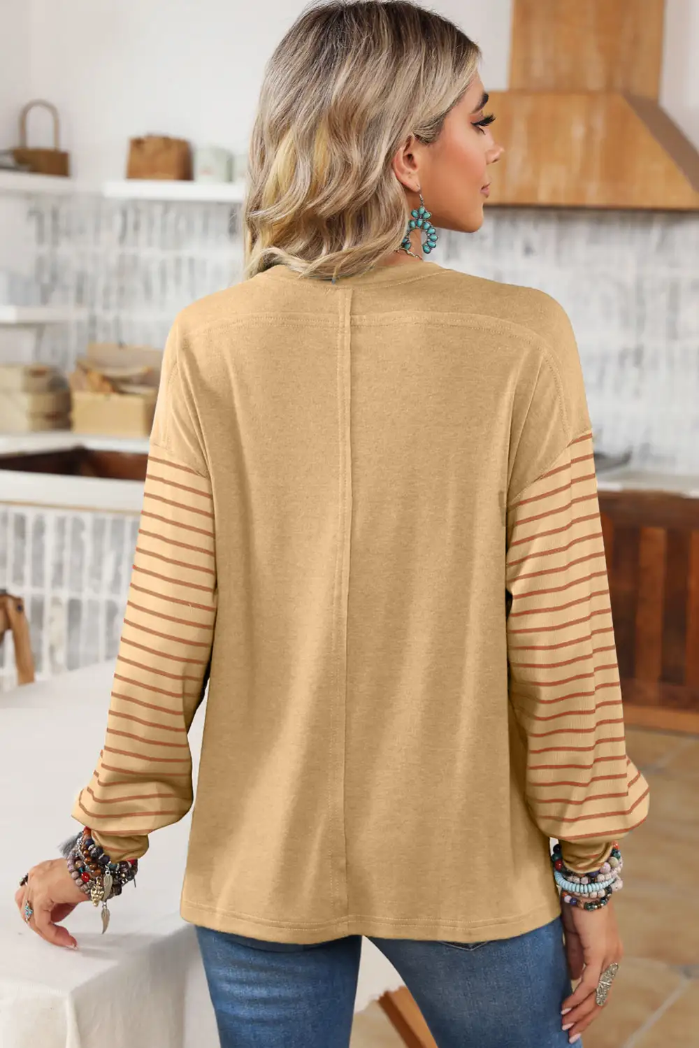 Textured Striped Top