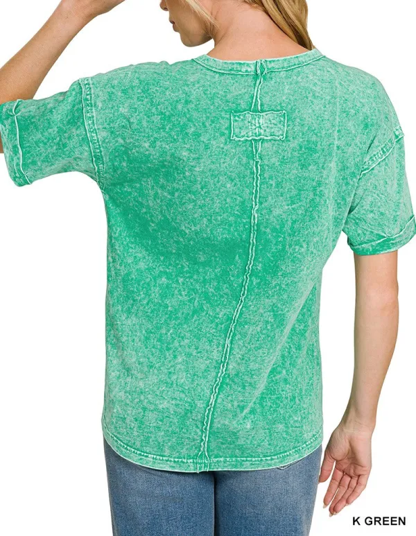 Washed Pocket Tee