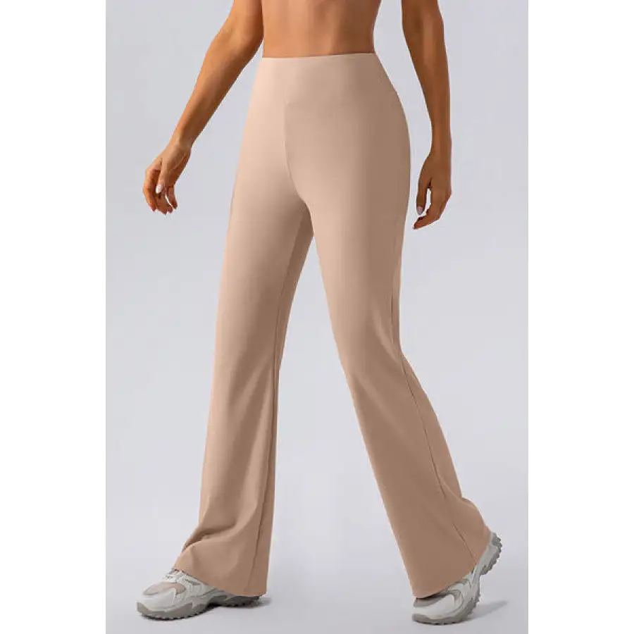 High Waist Straight Active Pants