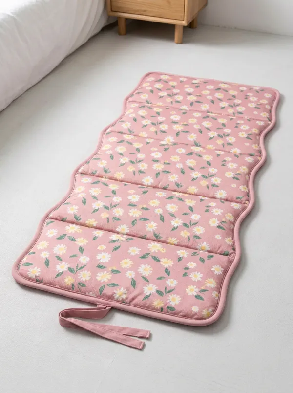 Floral Lover Daisy Green Pattern Cooling Mat