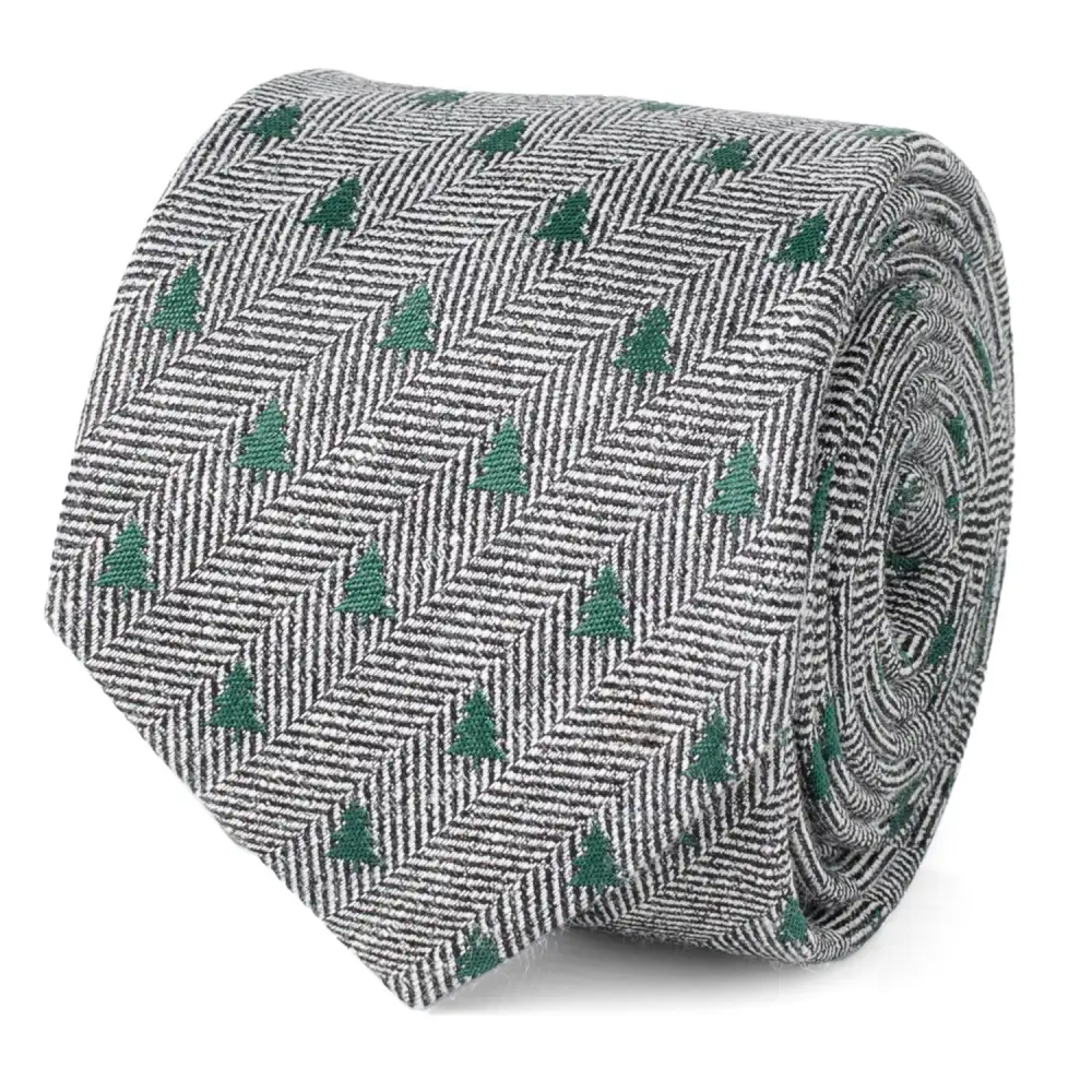 Modern Herringbone Men's Necktie