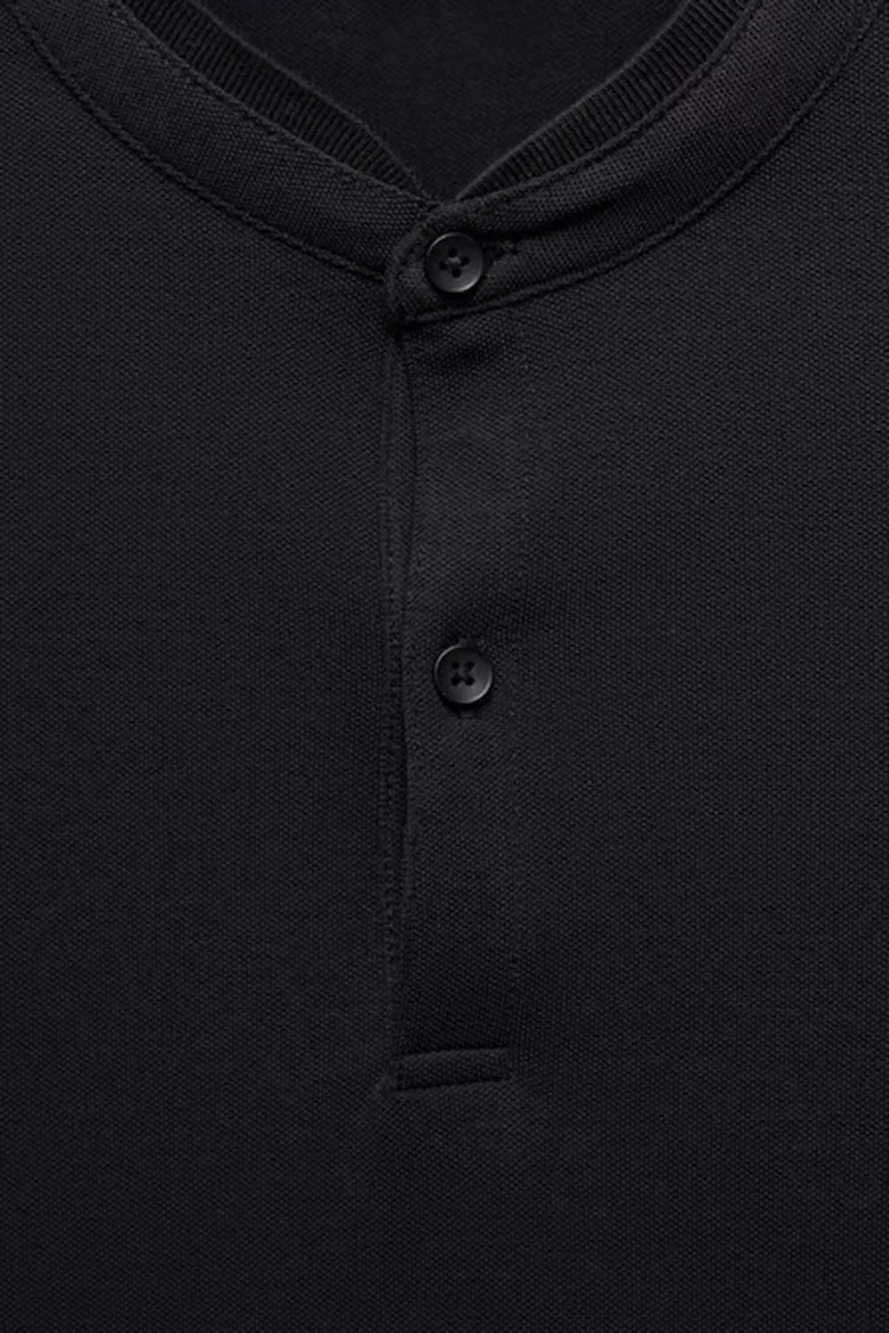 Mao Collar T-Shirt