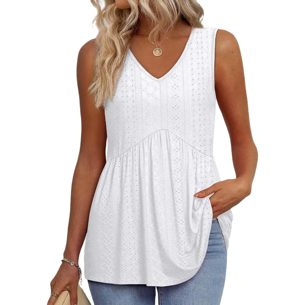 Women's V Neck Tank Tops