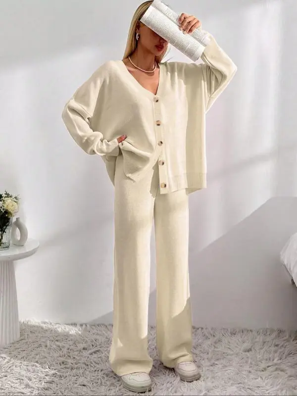 Women's Baggy Barrel Pants Wide Leg Lounge Drawstring Sweatpants with Pockets Minimalist Bottoms Casual Style Comfortable Breathable Material