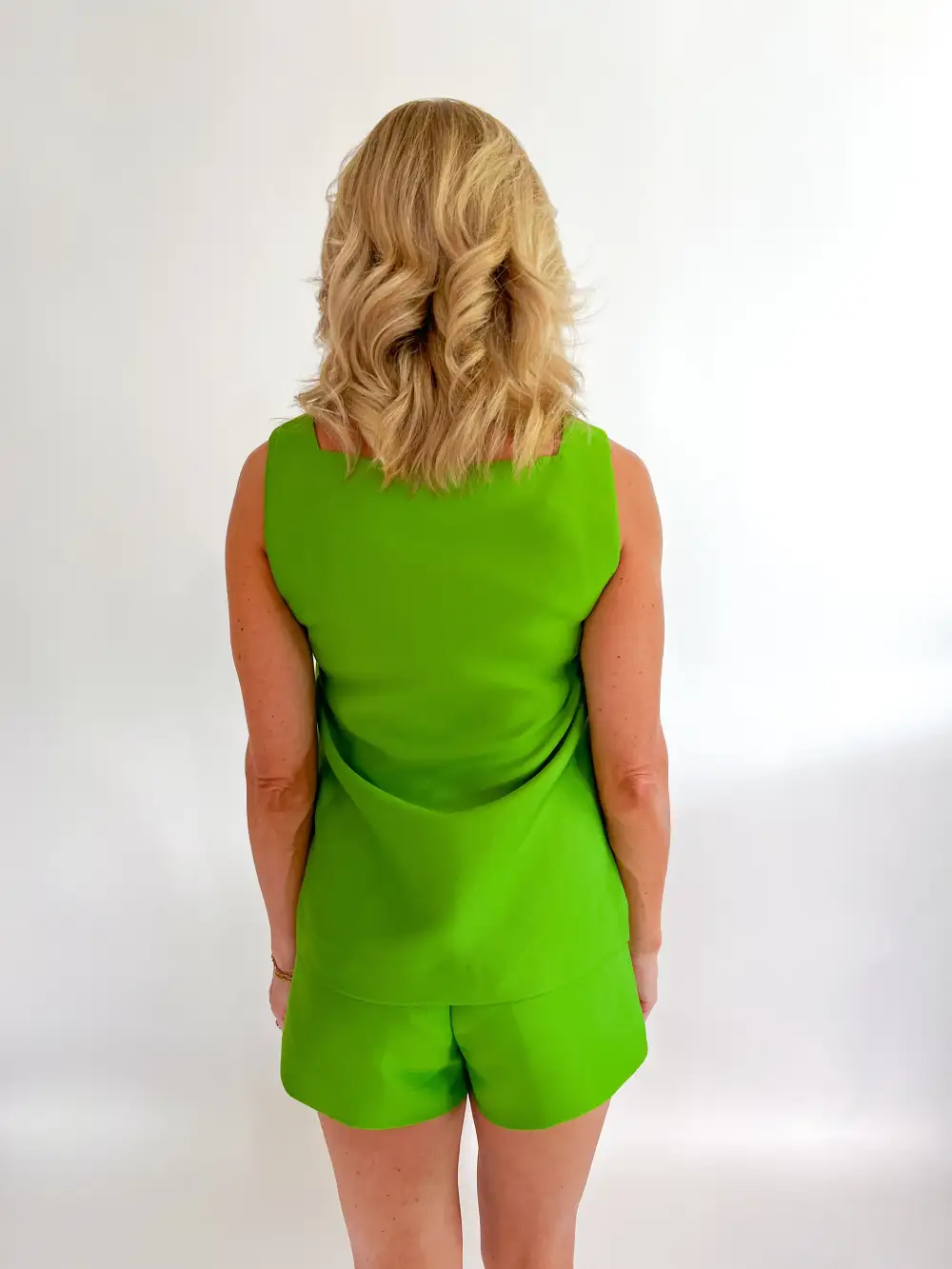 Taffeta Structured Relaxed Shorts