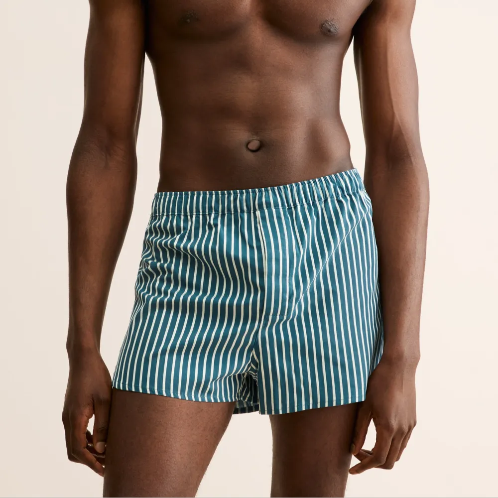 Classic Fit Cotton Fine Stripe Boxers