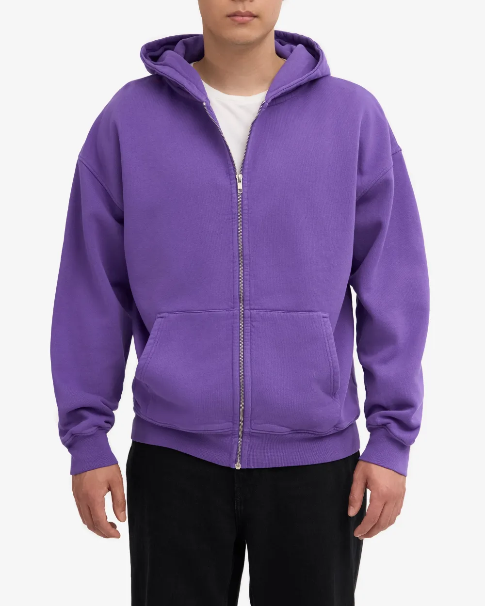Versatile Weekend Organic Oversized Zip Hoodie