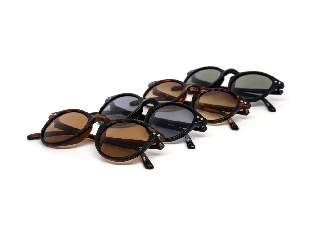 12-Pack Kids Minimalist Round Sunglasses