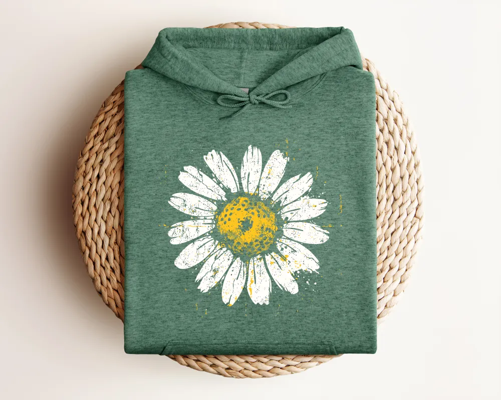 Daisy Graphic Pullover Hoodie