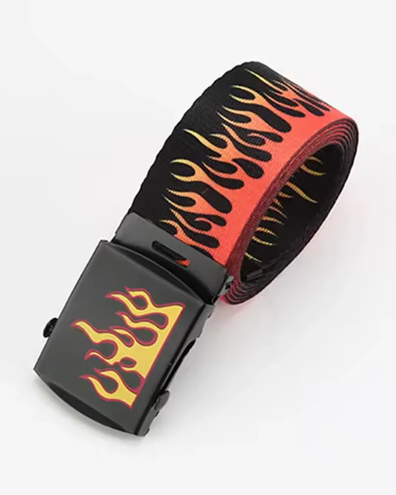 Flame Accent Women's Belt
