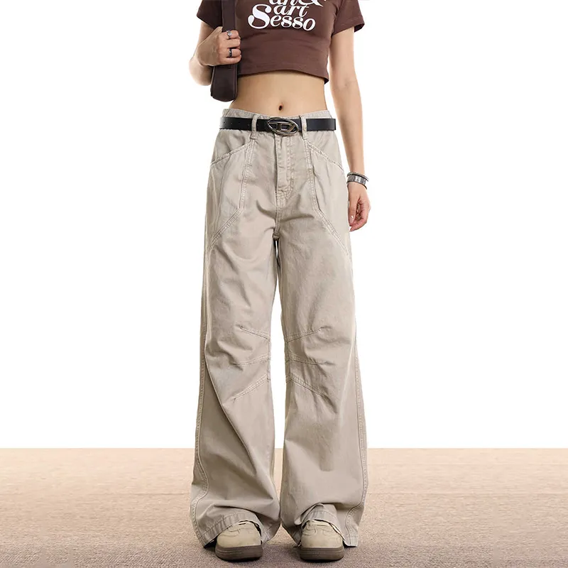 Structured Wide Leg Jeans